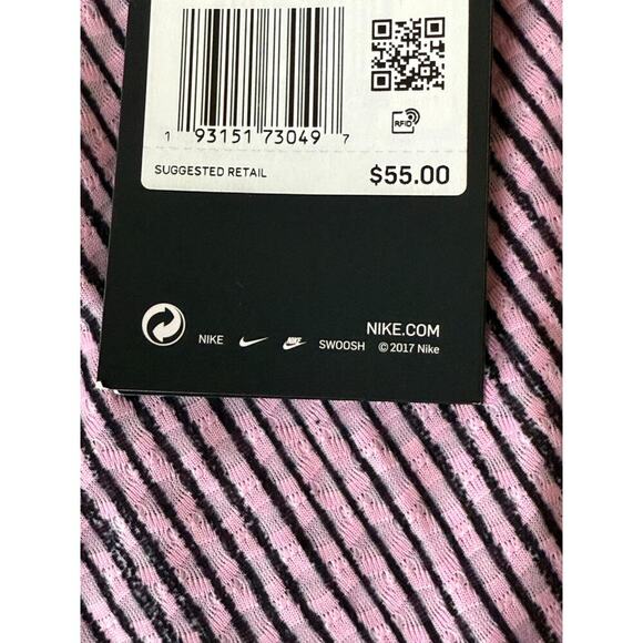 Nike Court Women's Printed Tennis Tank - pink/black sz S - Picture 3 of 4